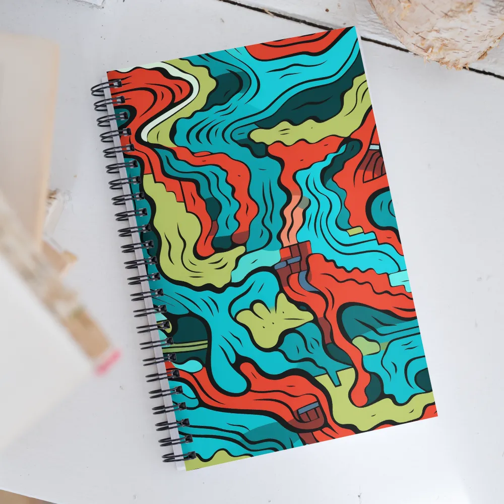 Flow of Color | Spiral Notebook