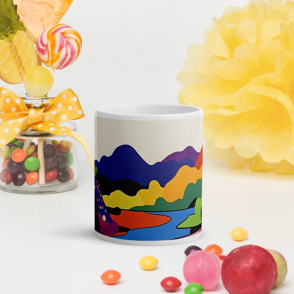 Whimsical Landscape in Color | Mugs | Multiple Sizes & Colors