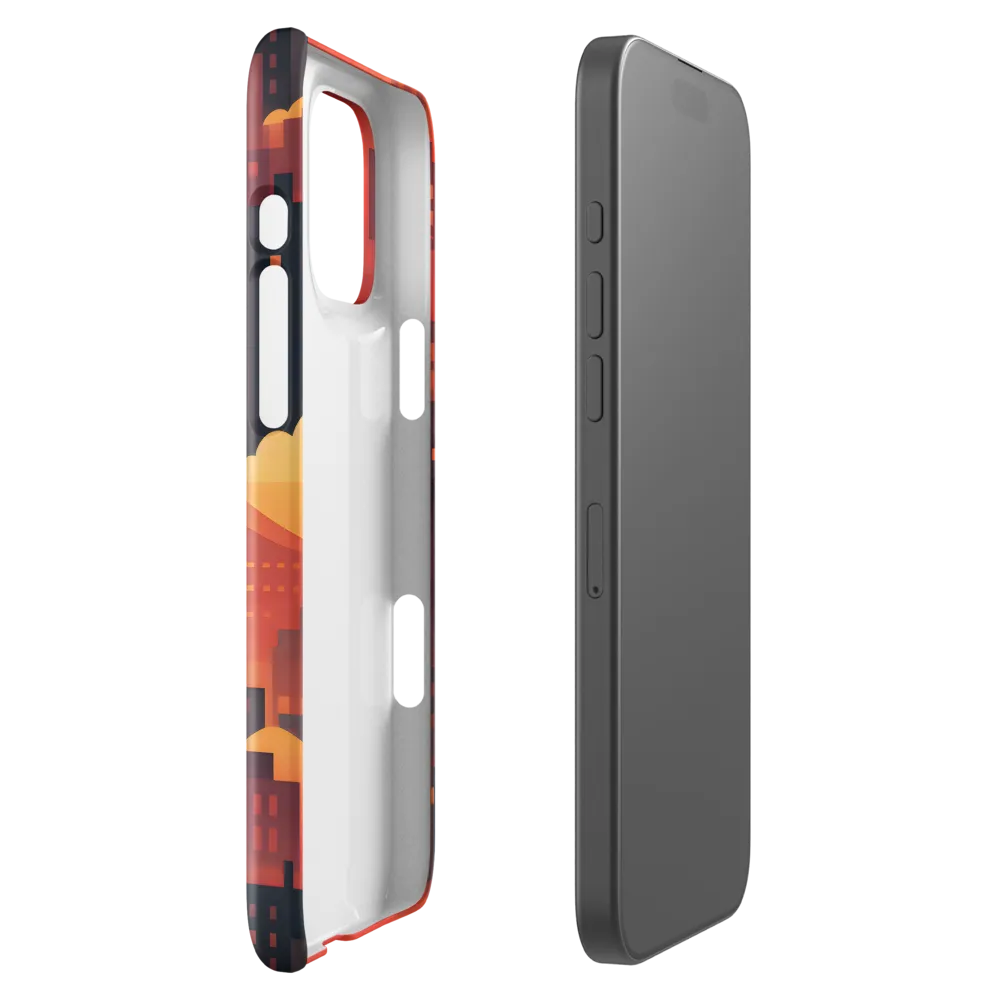 Radiance of the Urban Horizon | Phone Case |  16 Pro Max | Snap Case | Glossy