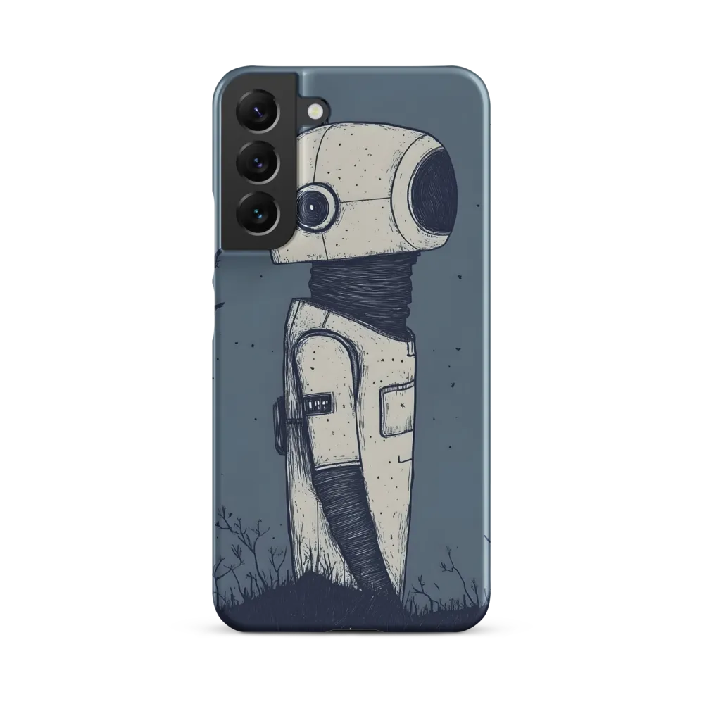 Contemplative Robot in a Barren Landscape