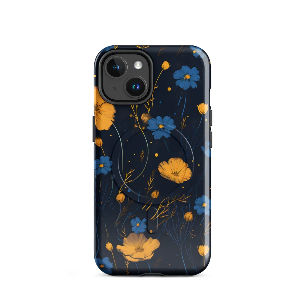 Nocturnal Blossoms | Phone Case |  14 | MagSafe® Tough Case | Glossy