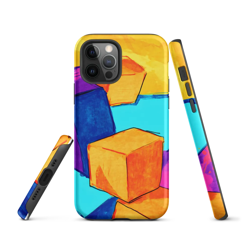 Playful Cubes in Vibrant Harmony