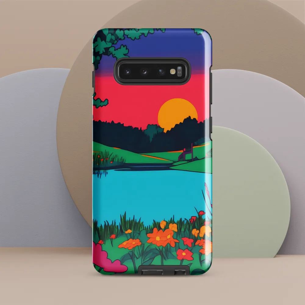 Serenity at Sunset | Phone Case |  S10 Plus | Tough Case | Glossy