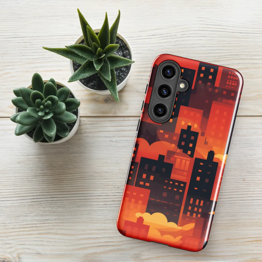 Radiance of the Urban Horizon | Phone Case |  S24 Plus | Tough Case | Glossy
