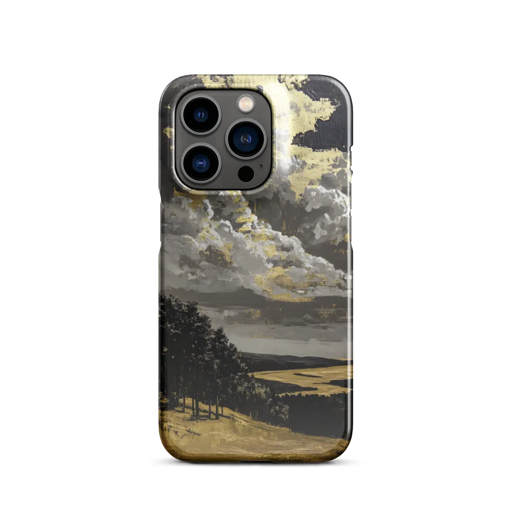 Golden Serenity in a Dramatic Sky