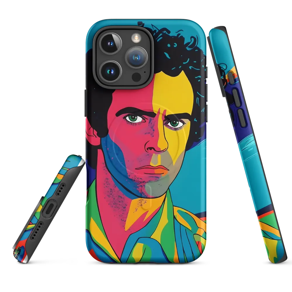 Electric Visage: A Portrait of Vibrance