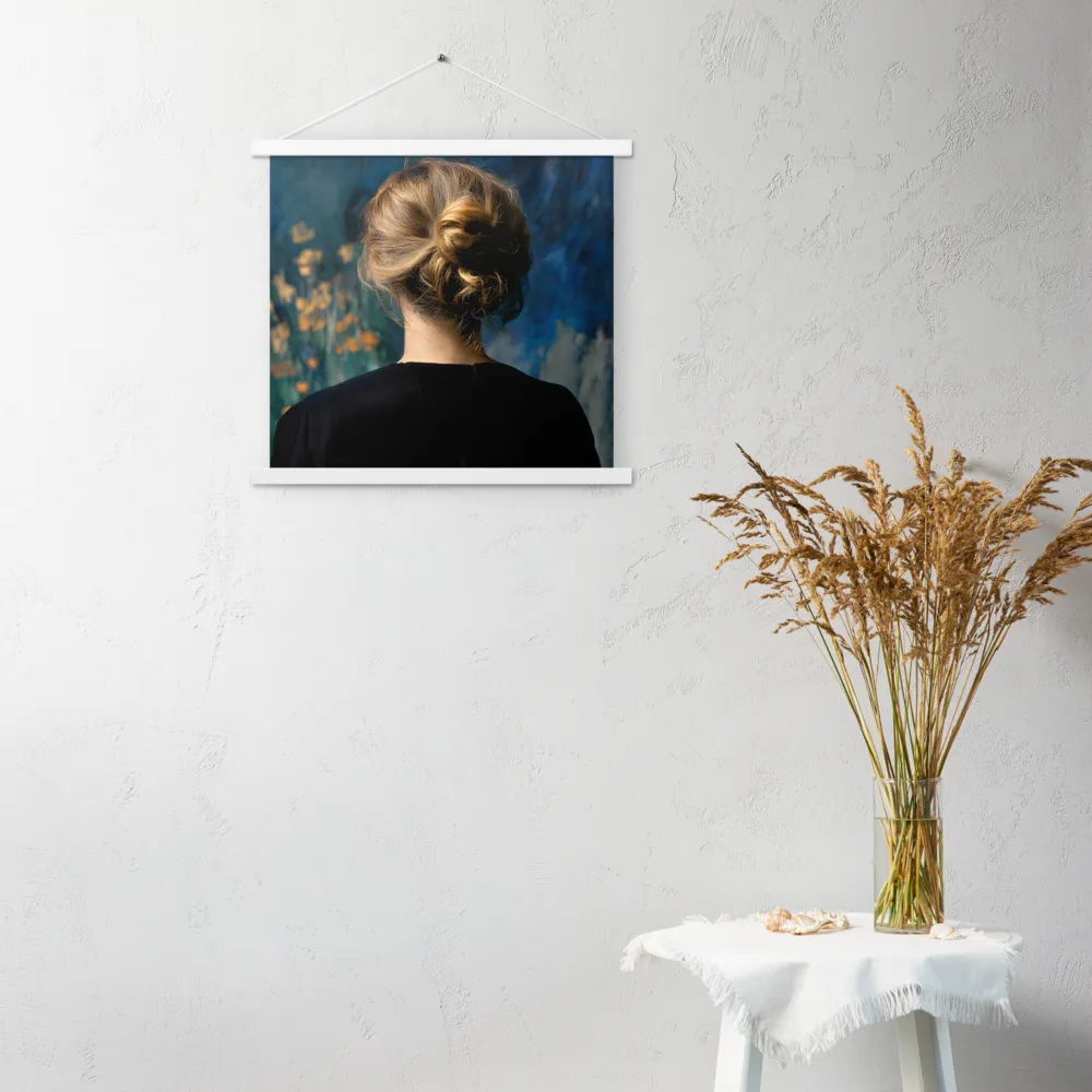 Whispers of Tranquility | Poster With White Wood Hanger | 18″×18″
