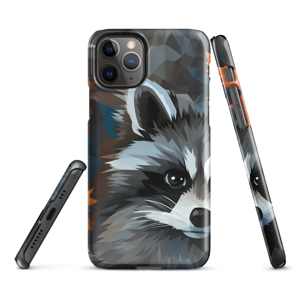 Whispers of Autumn: The Raccoon's Gaze | Phone Case |  11 Pro | Snap Case | Glossy