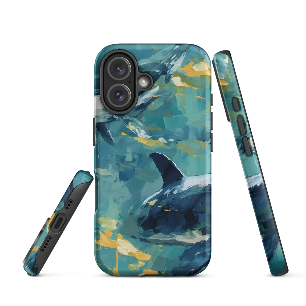 Harmony of the Ocean: Whales in Motion | Phone Case