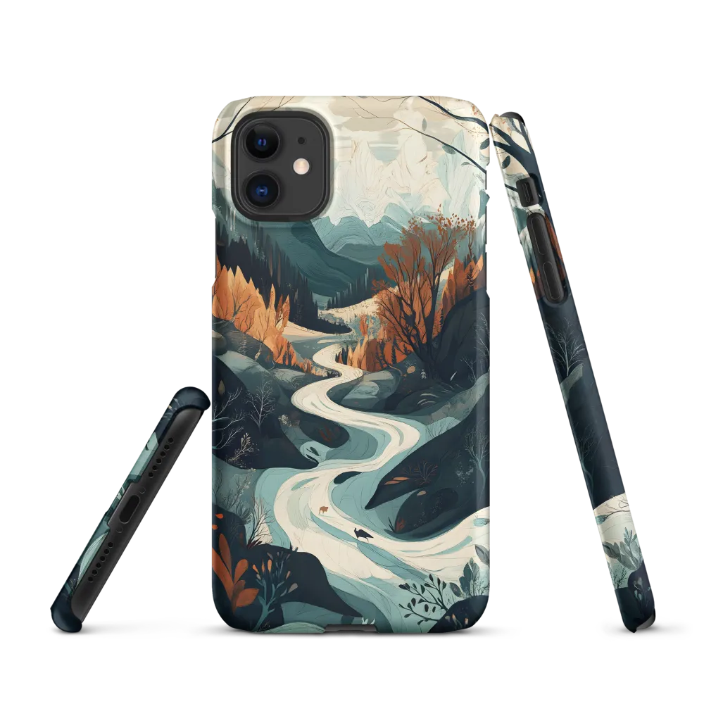 Winding Serenity: A Digital Landscape