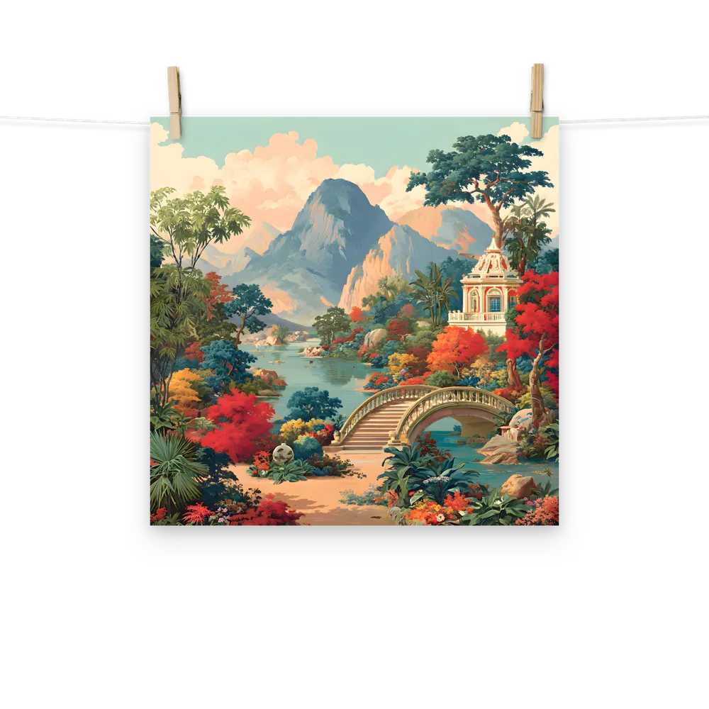 Arcadian Bridge 
 Poster | 16″x 16″