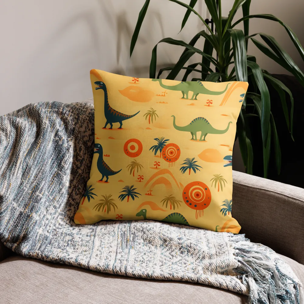 Prehistoric Playtime | Pillow & Pillow Case | Multiple Sizes