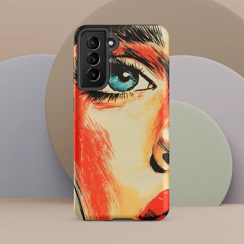 Intense Gaze: A Pop Art Portrait