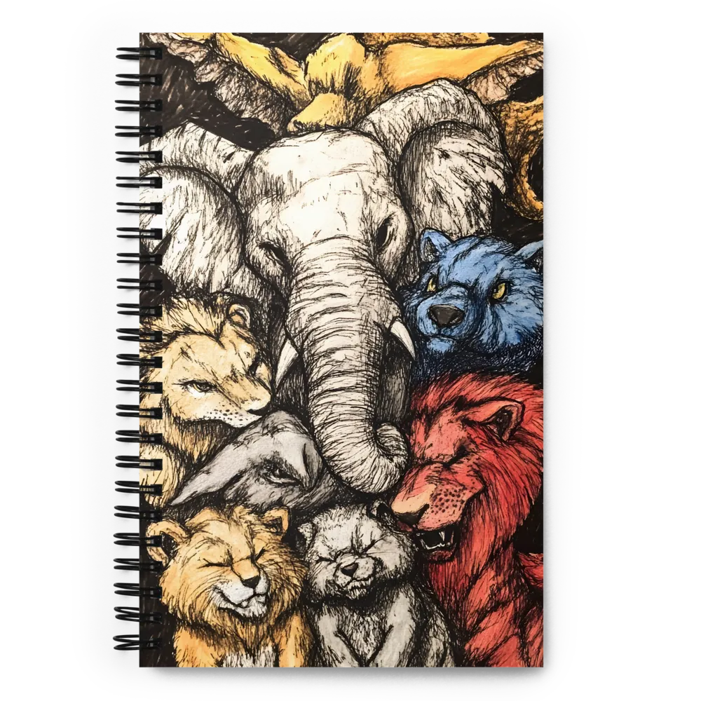 Majestic Unity of the Wild | Spiral Notebook