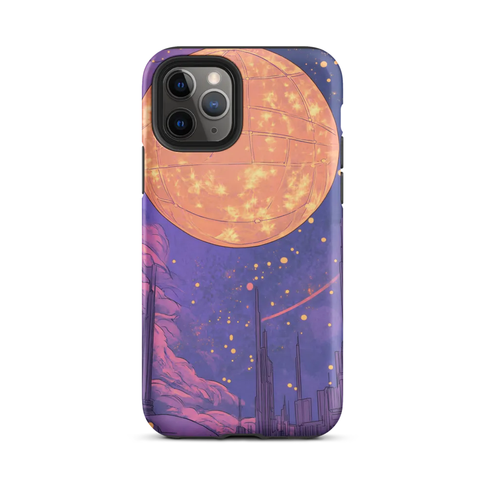 Celestial Cityscape: A Dance of Colors