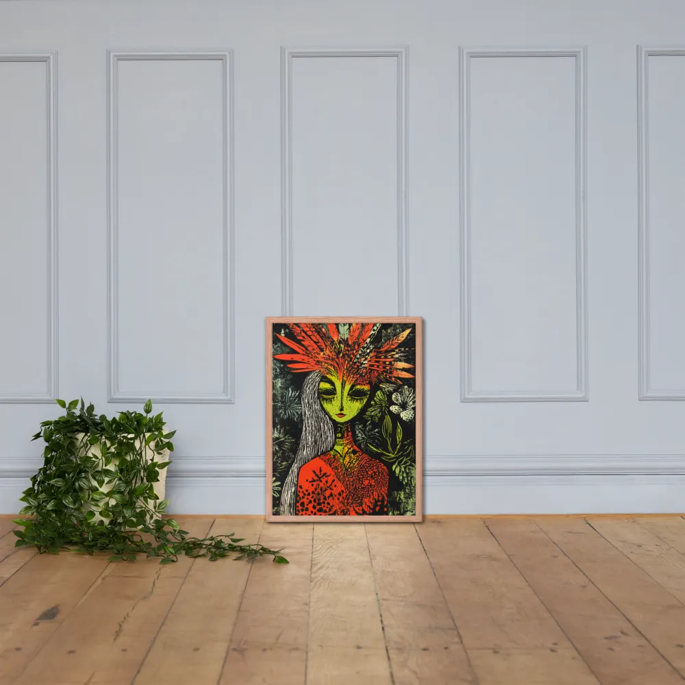 Mystical Flora: A Surreal Portrait
