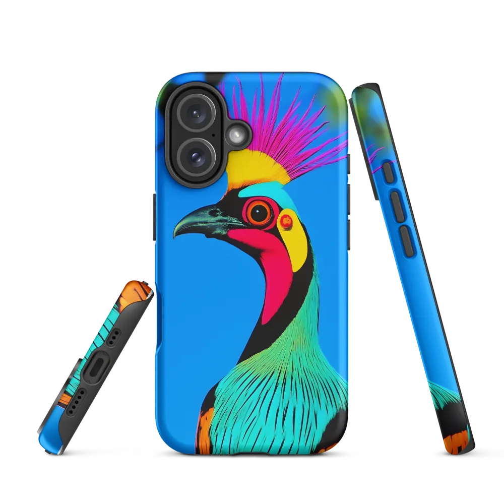 Whimsical Avian Portrait | Phone Case |  16 | Tough Case | Matte