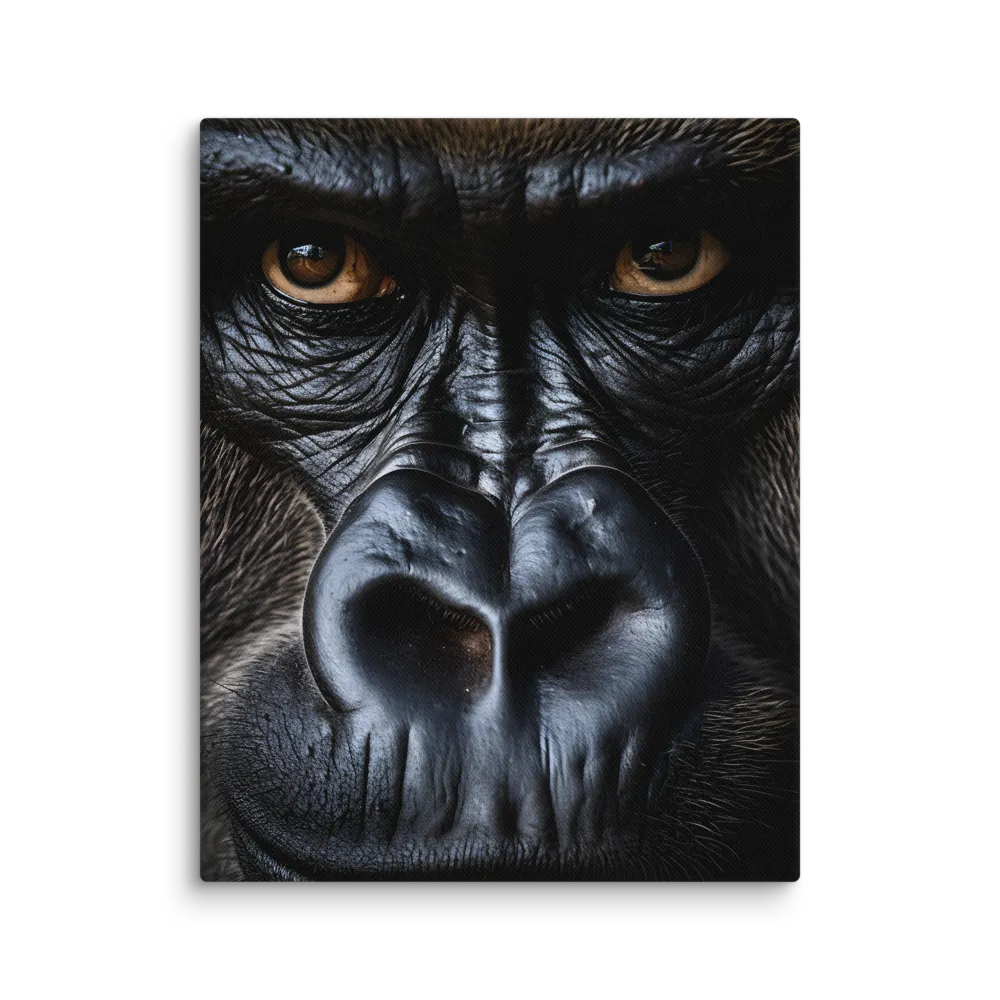 Gaze of the Wild: A Gorilla's Portrait