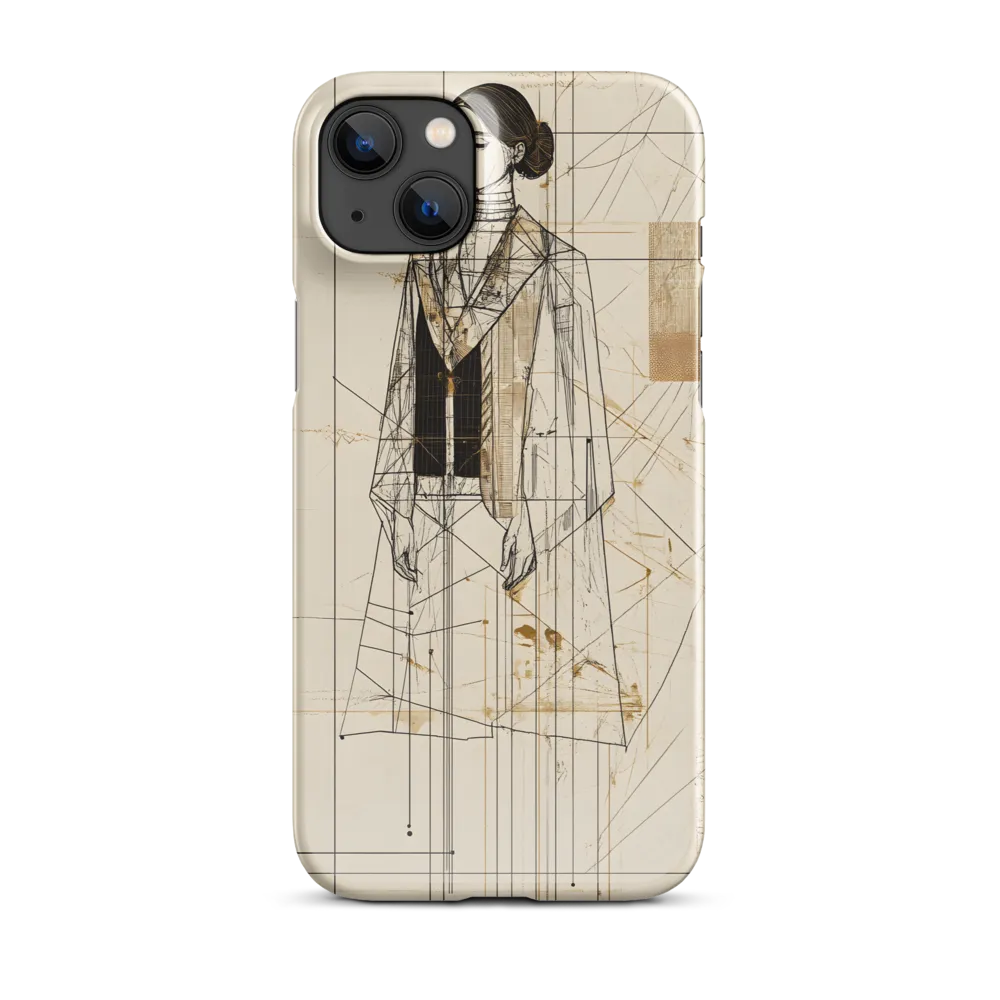 Elegance in Lines | Phone Case |  14 Plus | Snap Case | Glossy