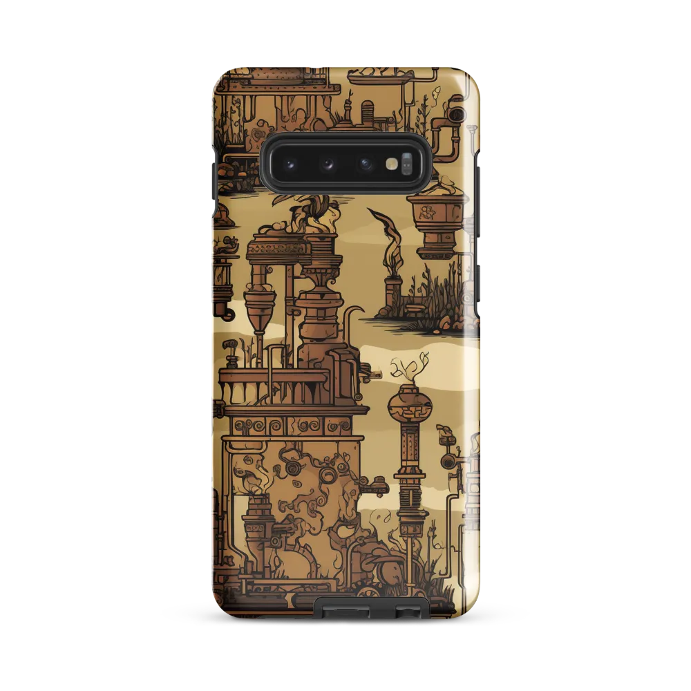 Whimsical Industrial Landscape | Phone Case |  S10 Plus | Tough Case | Glossy