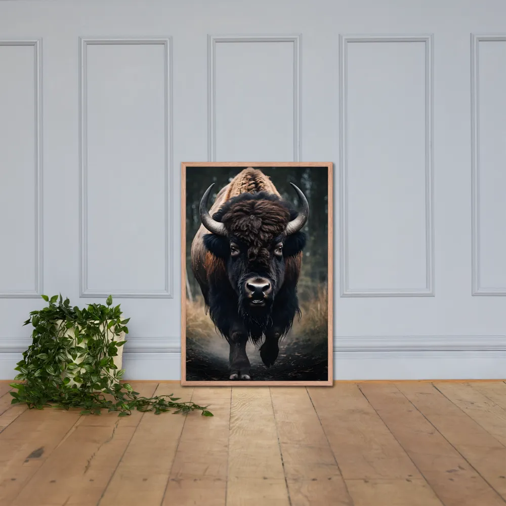 Majesty in the Wilderness | Poster with Red oak Frame | 24″×36″