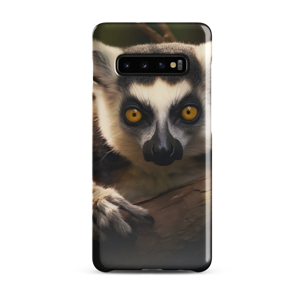 The Watchful Lemur | Phone Case |  S10 Plus | Snap Case | Glossy