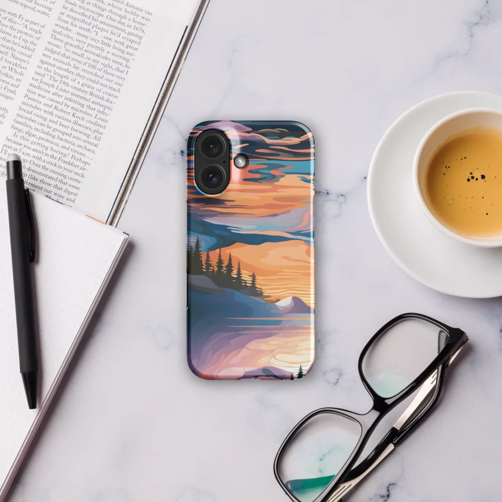 Reflections of Serenity | Phone Case |  16 | Snap Case | Glossy