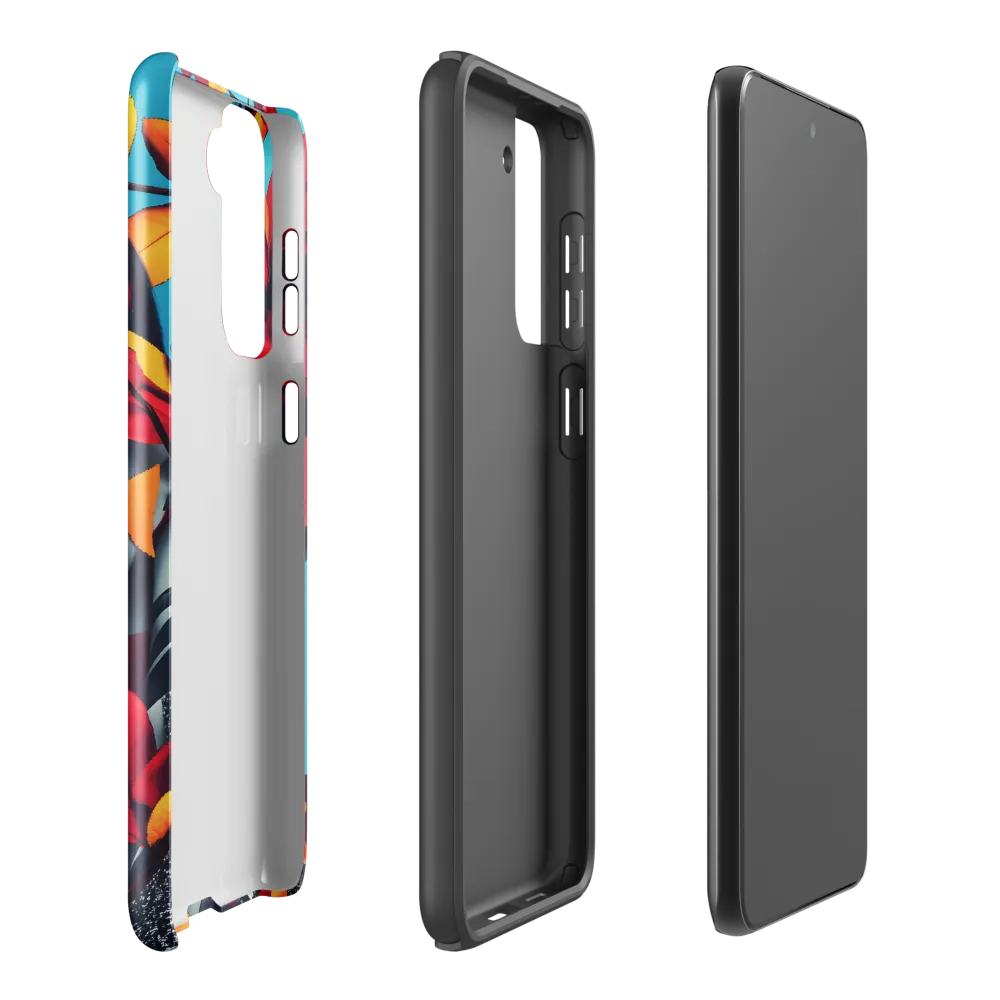 Futuristic Fusion: Nature Meets Technology | Phone Case |  S21 Plus | Tough Case | Glossy