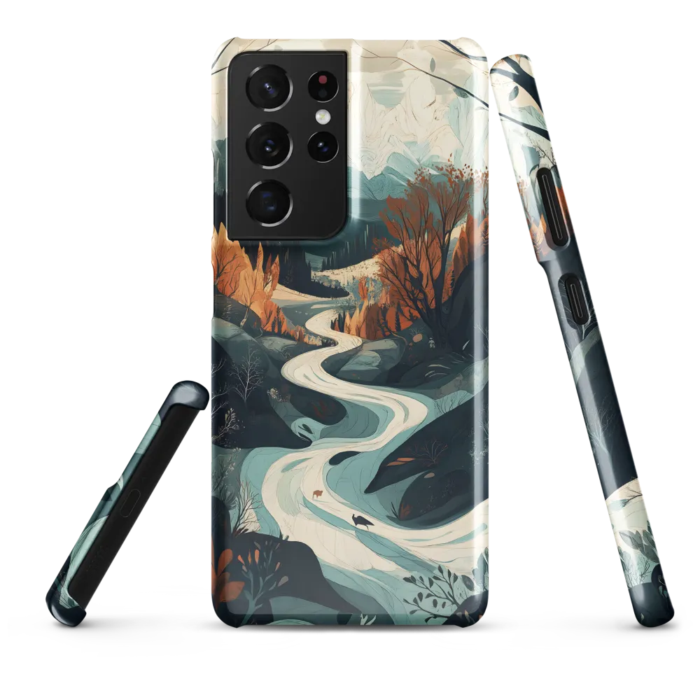 Winding Serenity: A Digital Landscape