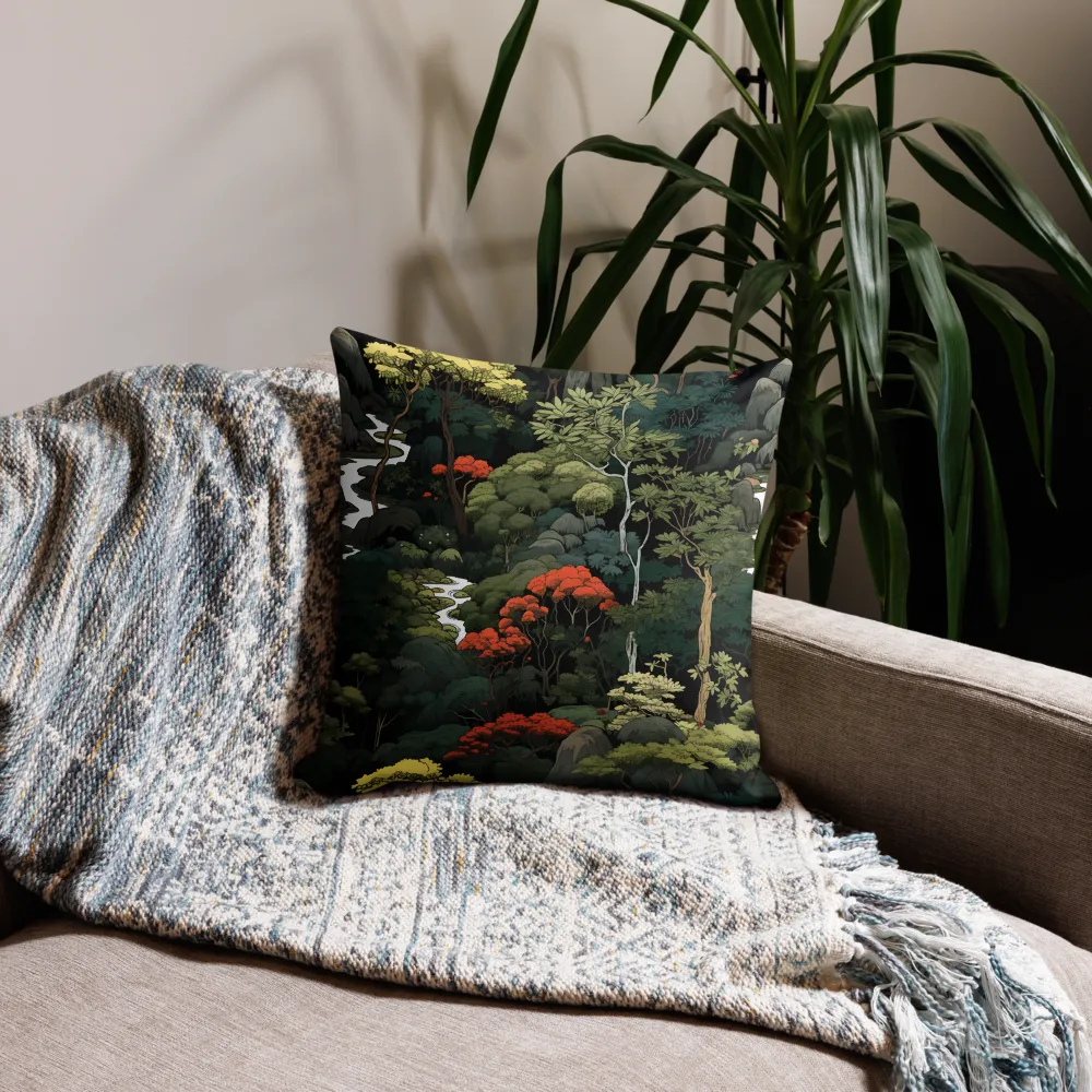 Whispers of the Forest | Pillow Case | 18″×18″