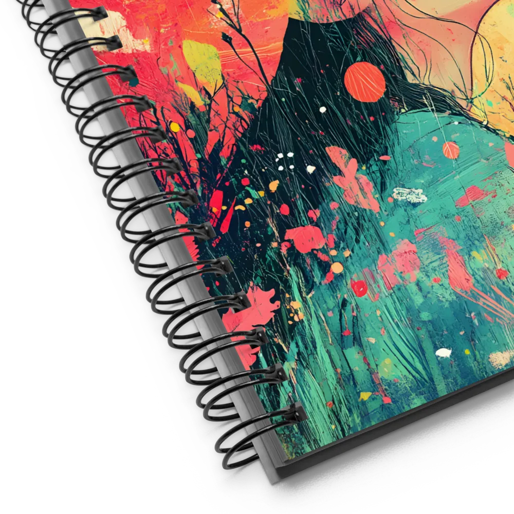 Whispers of Nature: A Dreamy Portrait | Spiral Notebook