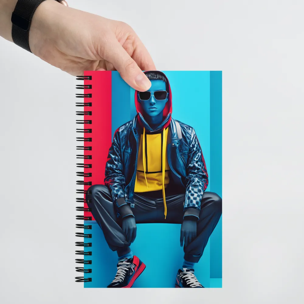 Chroma Cool: A Modern Fashion Statement | Spiral Notebook