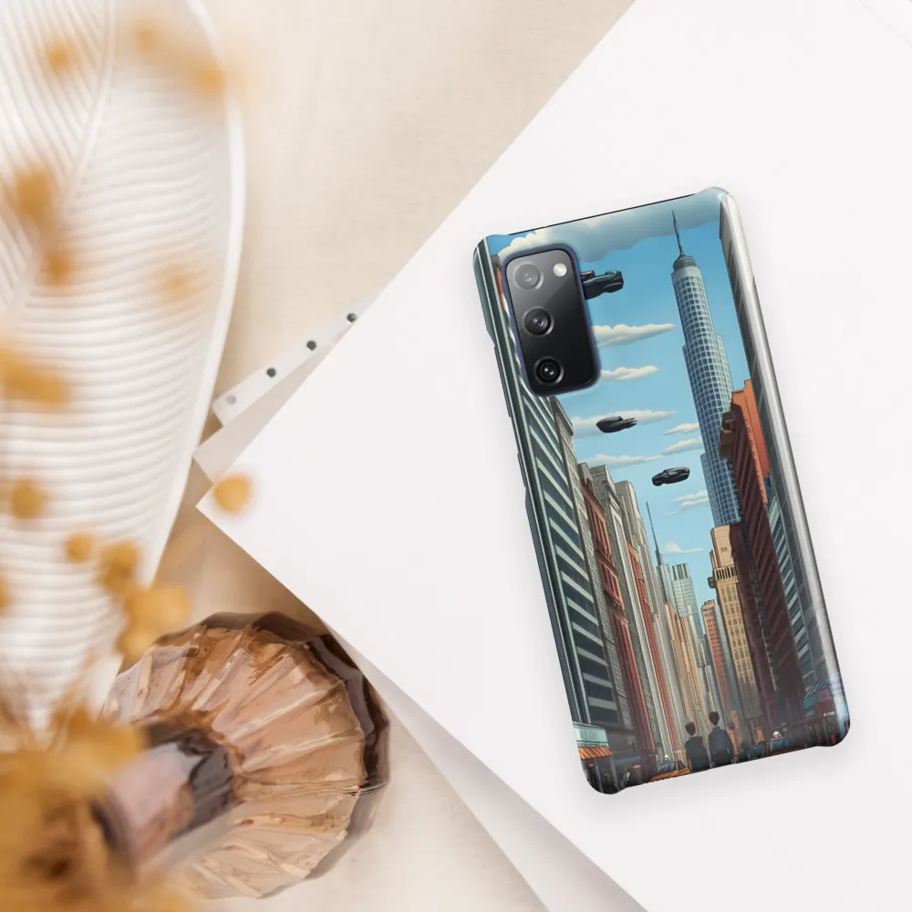 Futuristic Stroll through the Urban Skyline