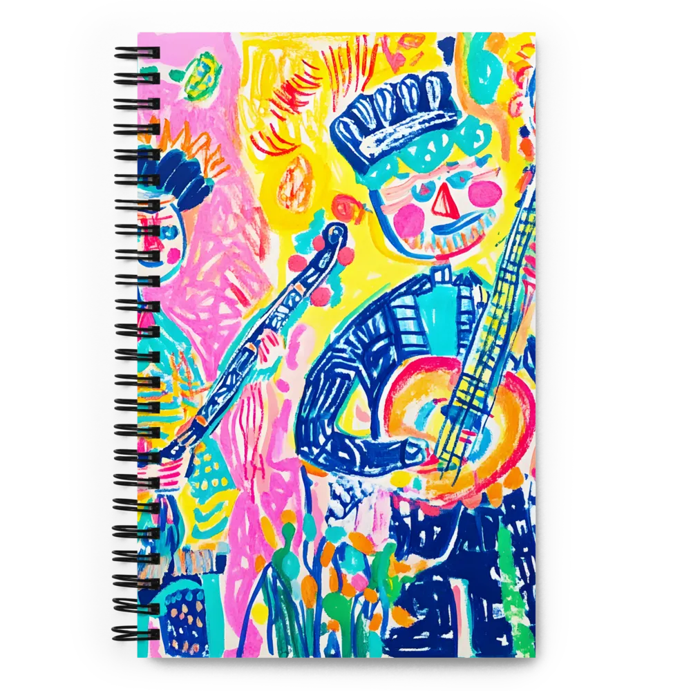 Joyful Duet: A Celebration of Music | Spiral Notebook