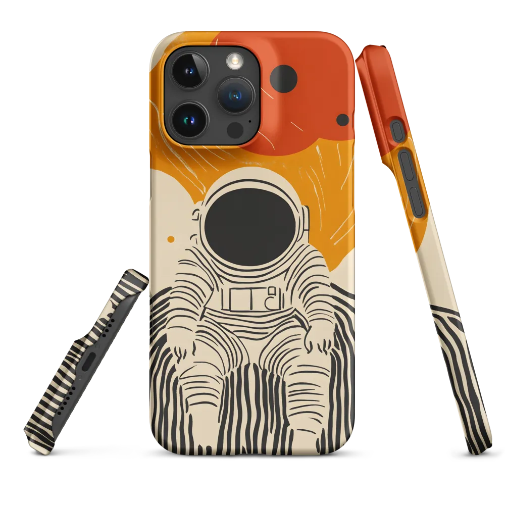Astronaut in Cosmic Thoughts | Phone Case |  16 Pro Max | Snap Case | Matte