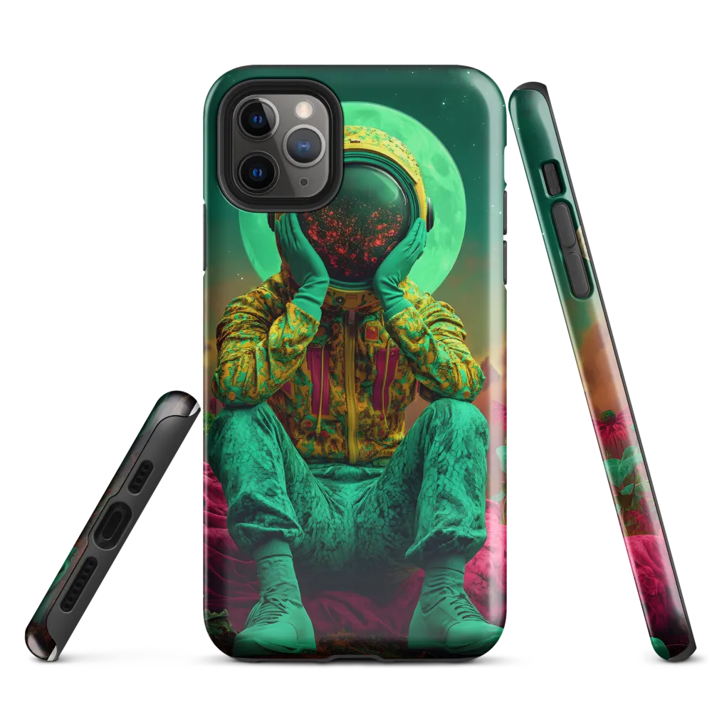 Cosmic Reflection: An Astronaut's Journey | Phone Case |  11 Pro Max | Tough Case | Glossy