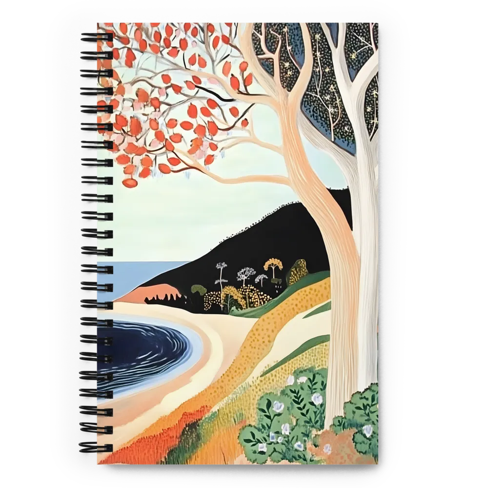 Tranquil Coastline Dream | Spiral Notebook