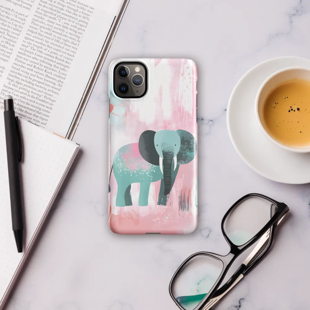 Whimsical Elegance: An Elephant's Serenade | Phone Case |  11 Pro Max | Snap Case | Glossy