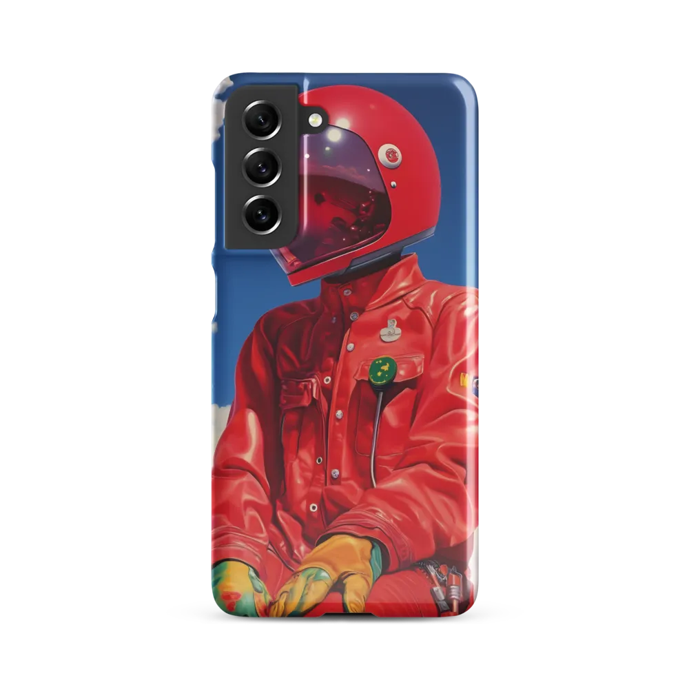 Astronaut in Crimson