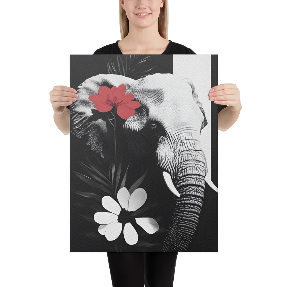 Elephant Harmony | Canvas | 18″×24″