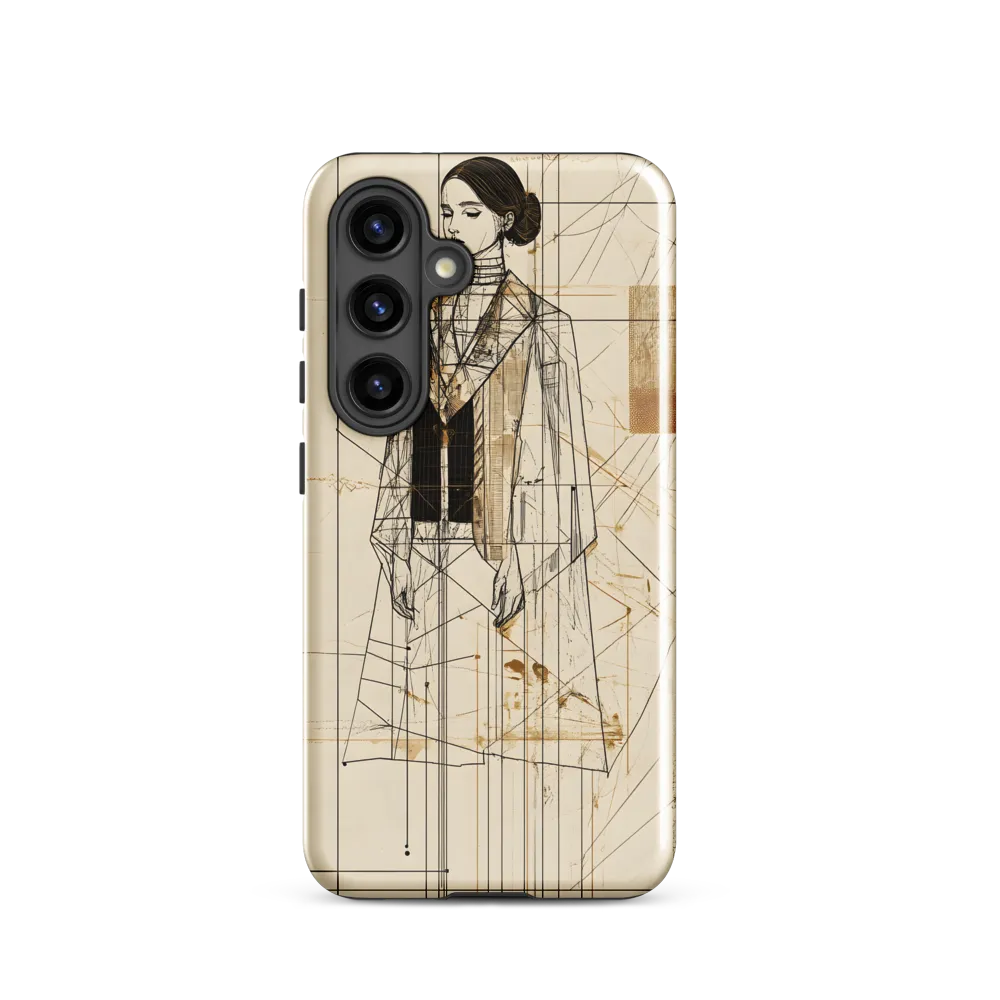 Elegance in Lines | Phone Case |  S24 | Tough Case | Glossy