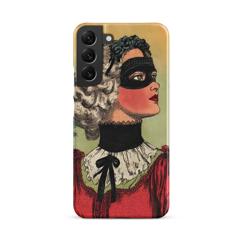Masked Elegance | Phone Case |  S22 Plus | Snap Case | Matte