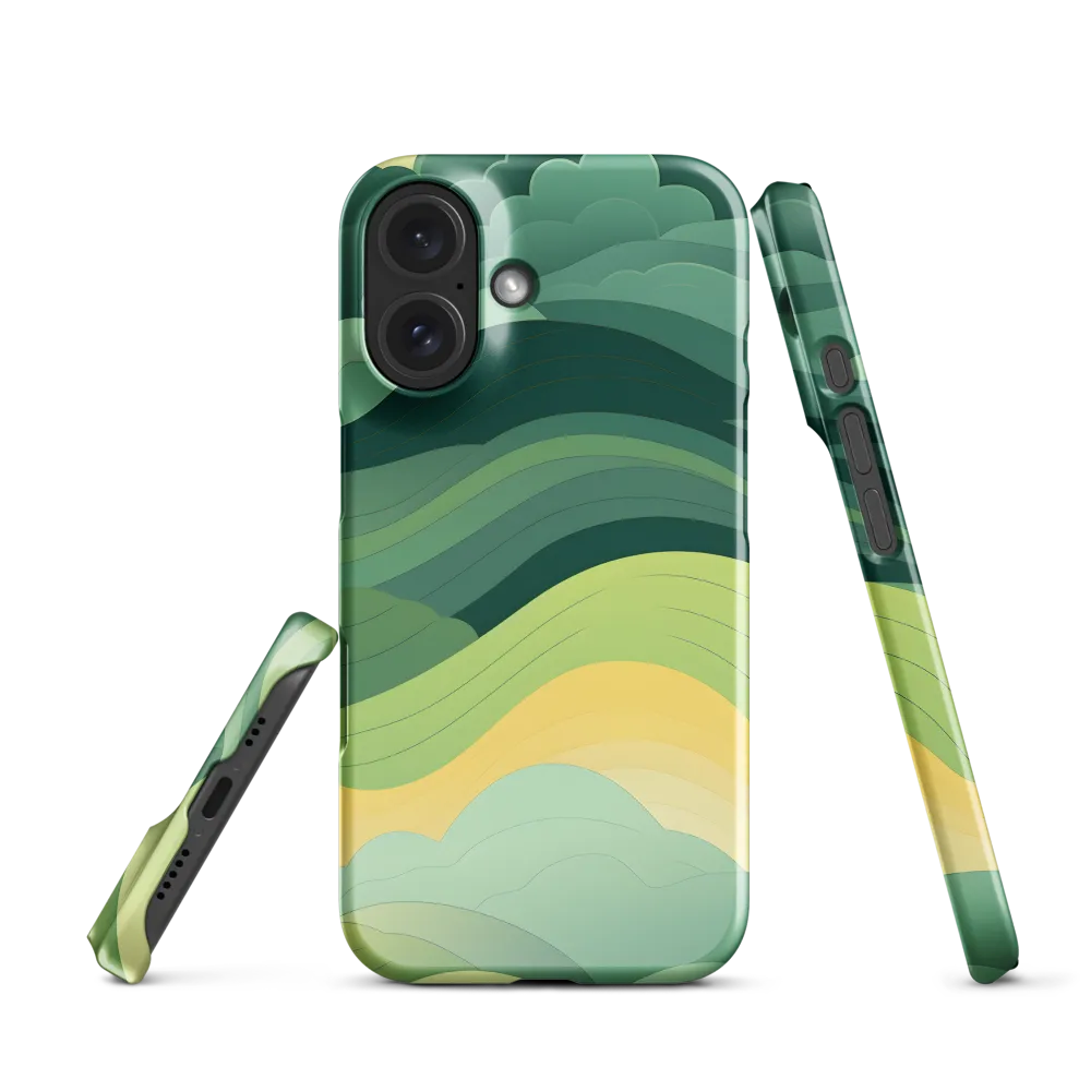 Serenity in Green | Phone Case |  16 | Snap Case | Glossy