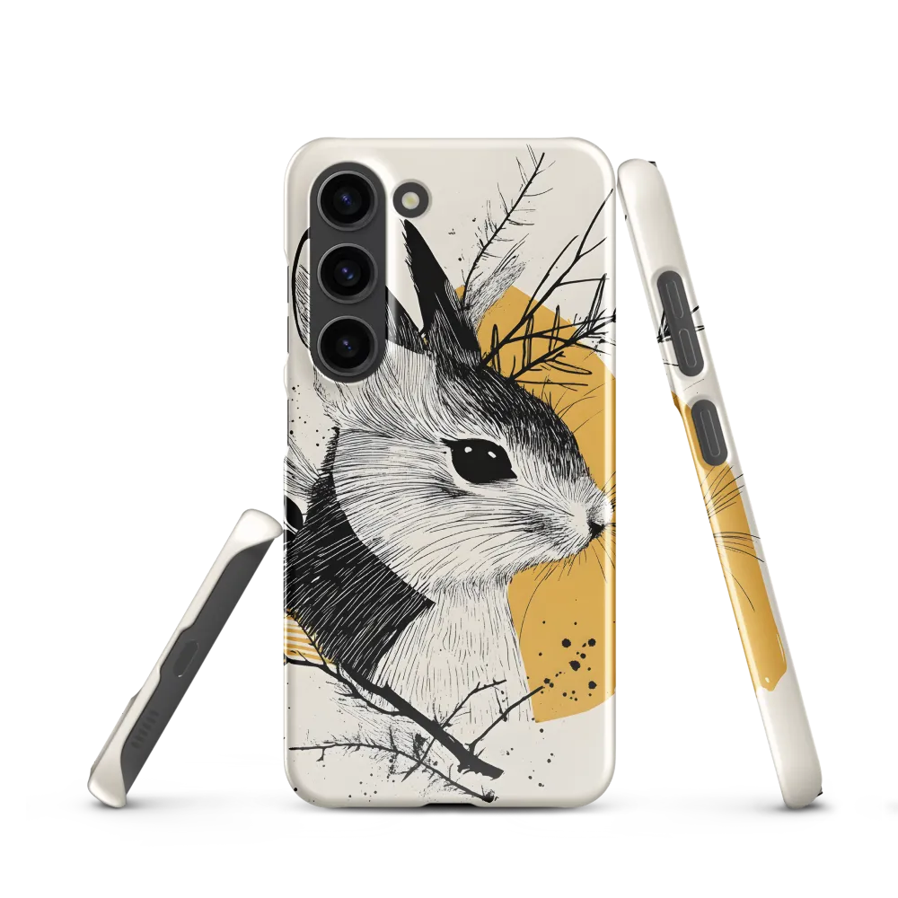 Ethereal Rabbit: A Study in Line Art