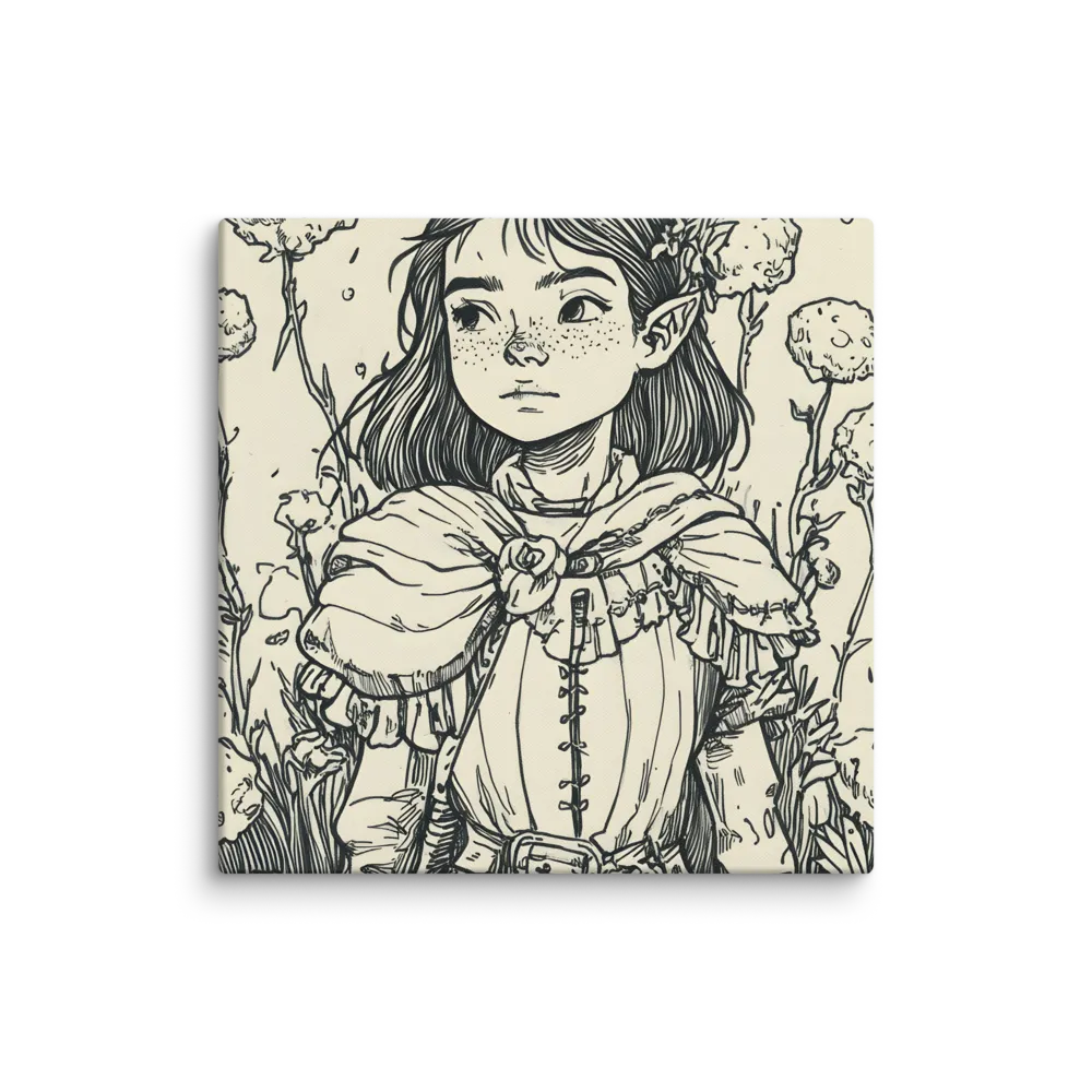A Young Guardian of Nature | Canvas | 18″×18″