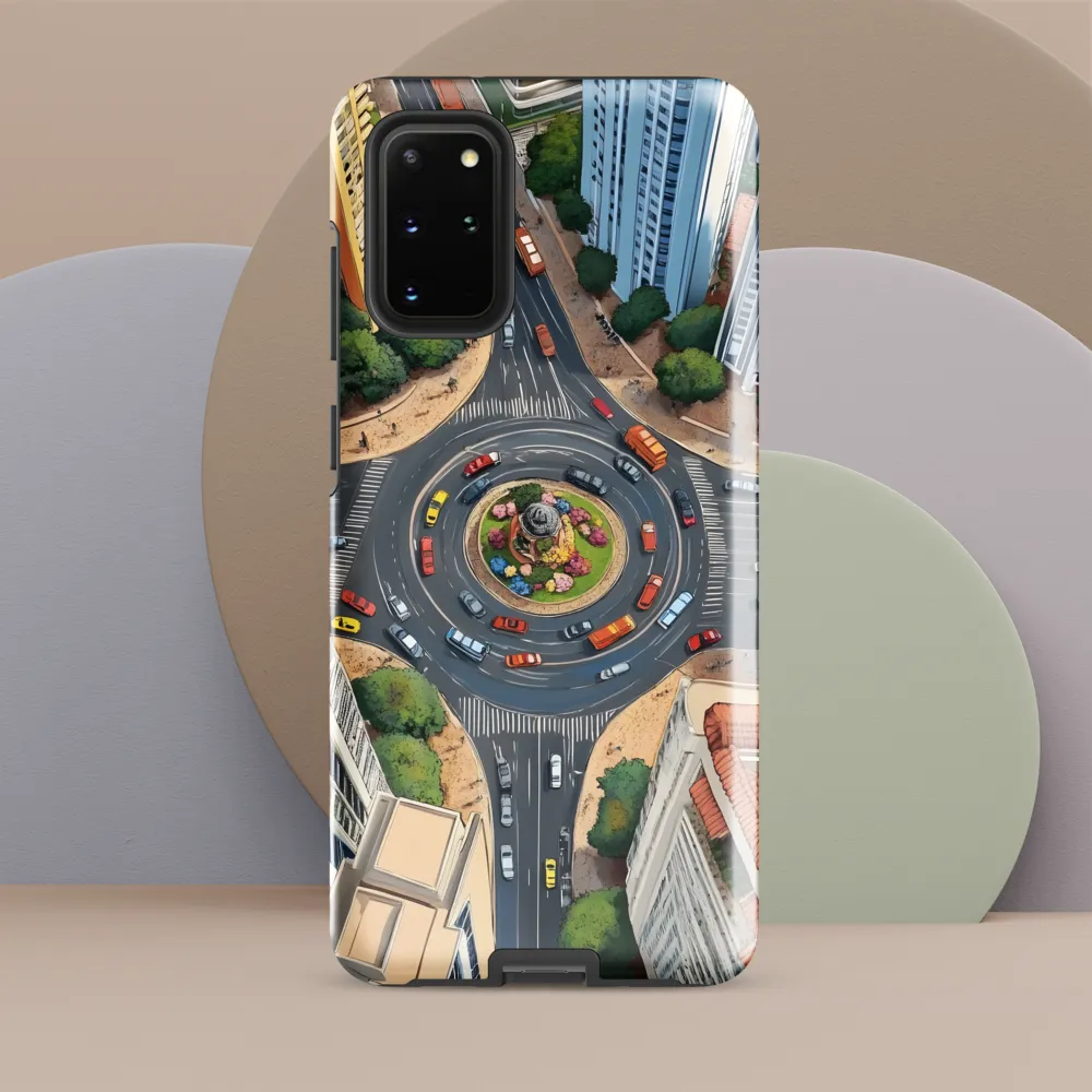 Urban Symphony: Aerial Vision of City Life