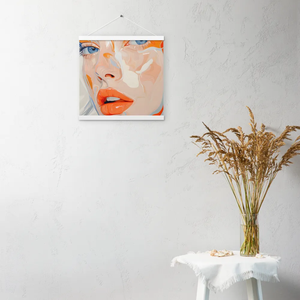Ethereal Expressions | Poster With White Wood Hanger | 16″×16″