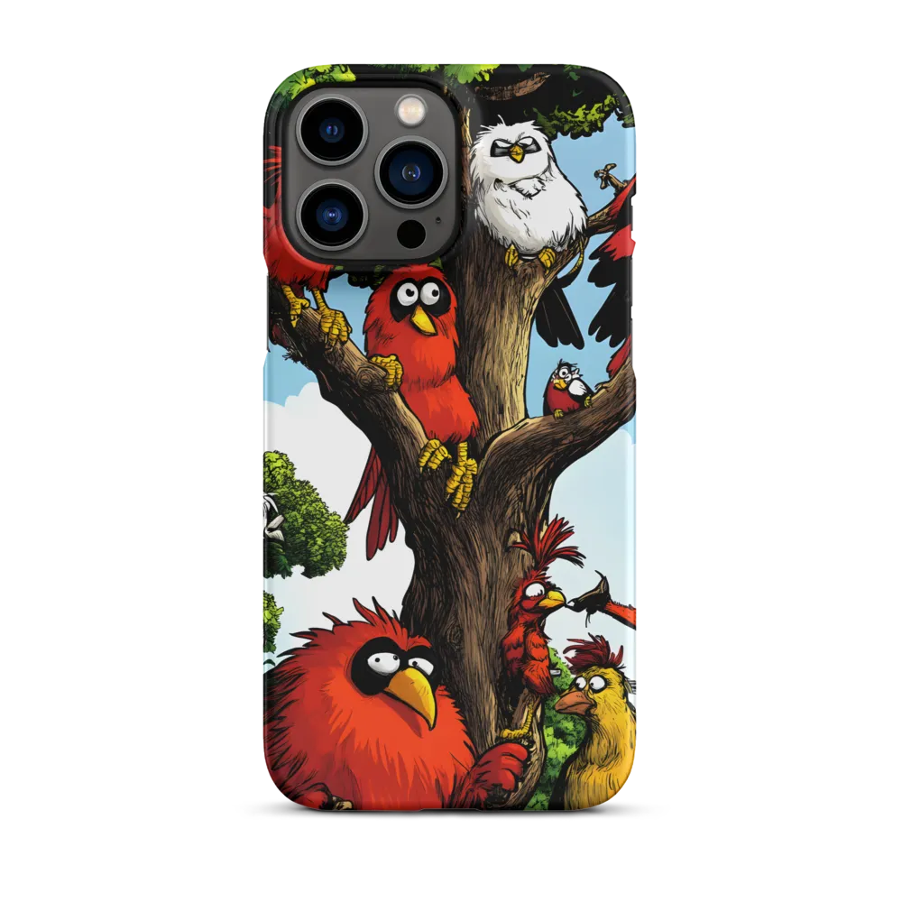 Whimsical Avian Gathering