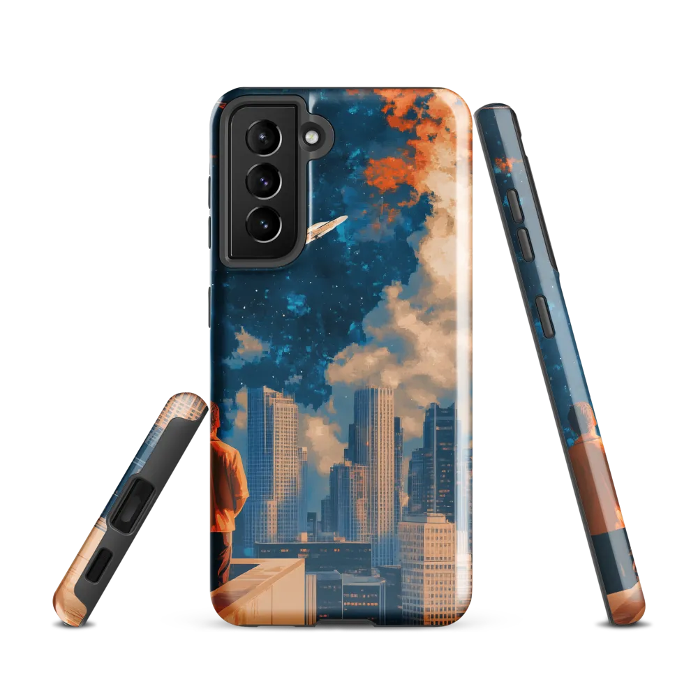 Cosmic Curiosity: A Glimpse into the Future | Phone Case |  S21 | Tough Case | Glossy