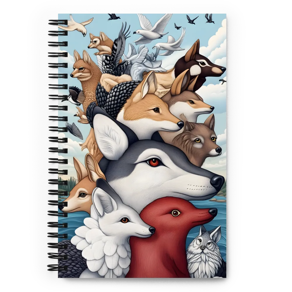 The Enchanted Animal Assembly | Spiral Notebook